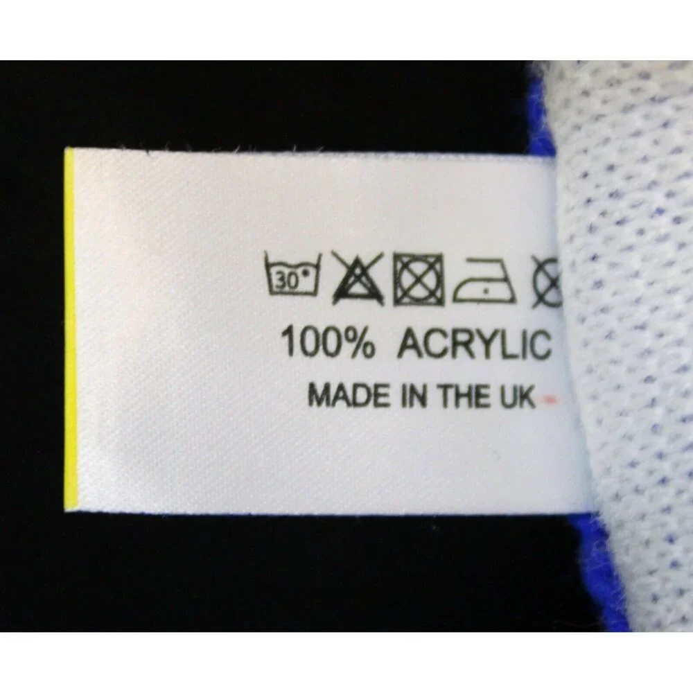 Everton FC Blue White UK Football Scarf Sports Soccer Fan Apparel Stripes Fringe